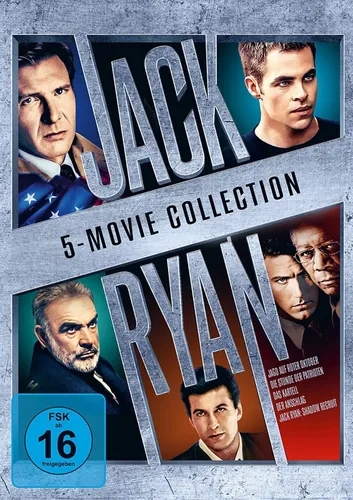 Jack Ryan - 5-Film Collection (u.a. Das Kartell) # 5-DVD-BOX-NEU