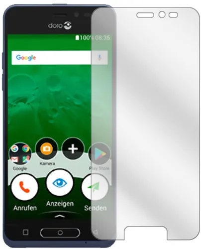 Schutzfolie für Doro 8035 Display Folie klar Displayschutzfolie