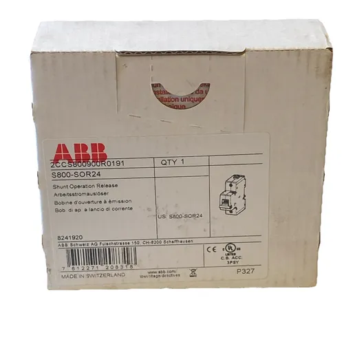 ABB S800-SOR24 Spule von Release 24V - Steckdosen & Buchsen, hochwertige Qualität von ABB S.p.A. für zuverlässige Stromversorgung.