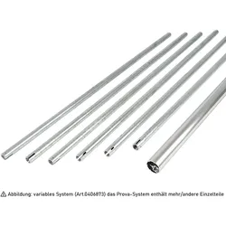 Dolle Außentreppe Gardentop Steiggeländerset 3 für 6 Stufen - Außentreppen mit individuellem Steiggeländer, Aluminiumhandlauf und robusten Geländerstäben aus feuerverzinktem Stahl, ideal für maßgeschneiderte Treppenlösungen.
