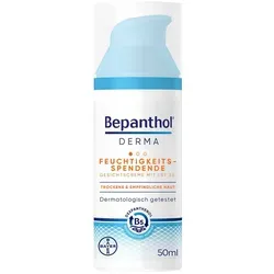 Bepanthol Derma Feuchtigkeitsspendende Gesichtscreme mit LSF 25 - Arzneimittel für empfindliche Haut, spendet bis zu 48h Feuchtigkeit und schützt mit LSF 25 vor Sonnenstrahlen.