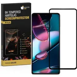 2x 9H Panzerglas für Motorola Edge 30 FULL COVER Displayschutz Schutzglas Hartglas Schutzfolie Panzerfolie KLAR Tempered echtes Displayglas Glasfolie Displayfolie Folie Transparent