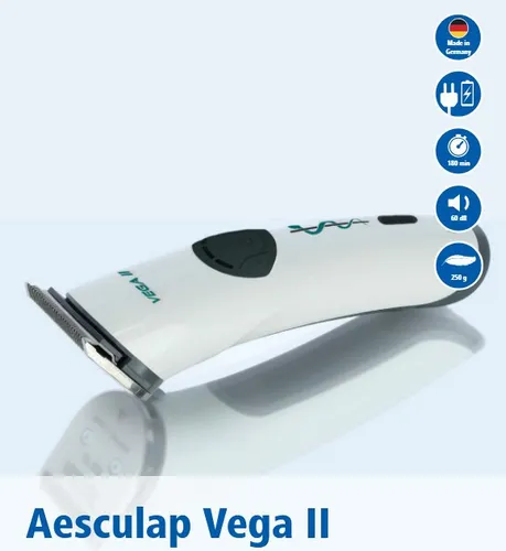 AESCULAP VEGA II  3 - SPEED AKKU SCHERMASCHINE 0,5 MM - 20 MM " NEUHEIT"
