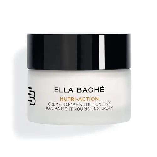 Ella Baché Nutri Action Jojoba-Aufbaucreme 50ml - Tagespflege für trockene Haut, die vor Feuchtigkeitsverlust schützt und keinen Ölfilm hinterlässt. Mit aufbauenden Omega 9-Fettsäuren aus Jojobawachs für ein verbessertes Hautbild.
