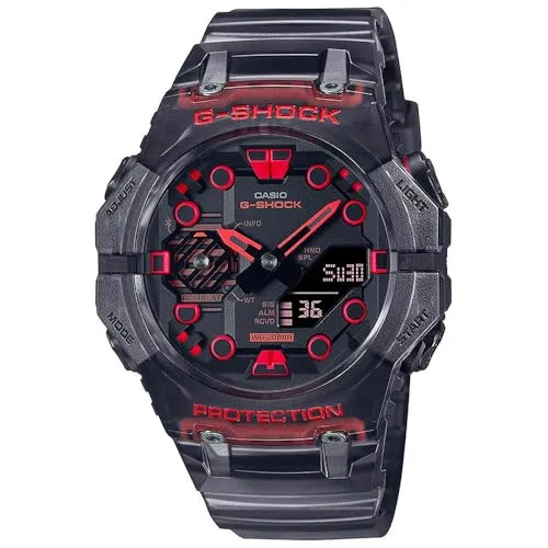 Casio G-Shock GA-B001G-1AER - Robuste Armbanduhr mit Bluetooth - Chronograph mit energiesparender Bluetooth-Technologie, Super Illuminator und 20 Bar Wasserdichtigkeit – ideal für Sport und Abenteuer.