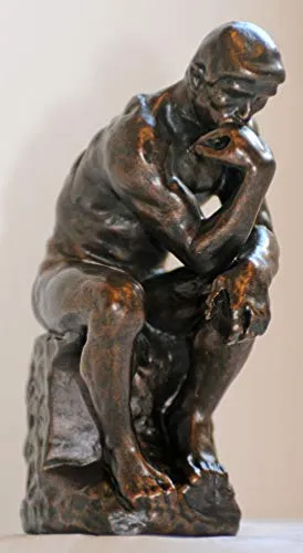 MUSEUMS REPLIKAT AUGUSTE RODIN SKULPTUR DER DENKER 14CM - Figuren, Skulpturen & Statuen - Hochwertige Resin-Skulptur des berühmten Denkers von Rodin, ideal für Kunstliebhaber und als dekoratives Highlight.