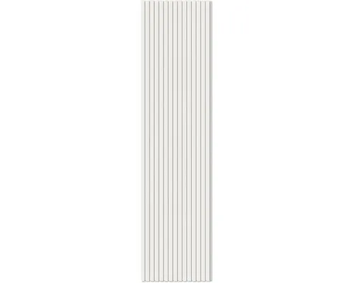 Akustikpaneel foliert weiß, weißer Filz 2400 x 600 x 19 mm