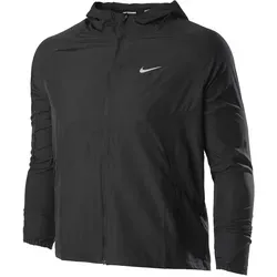 NIKE Repel Miler Laufjacke Herren 010 - Wasserabweisend, reflektierende Elemente und verstaubar für optimalen Schutz beim Laufen