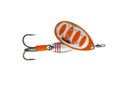 Savage Gear Kunstköder, Savage Gear Rotex Spinner #1 Fluo Orange Silver 3,5g