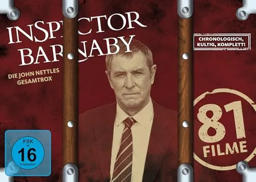 Inspector Barnaby - Die John Nettles Gesamtbox [47 DVDs + 1 CD] - Komplette Sammlung der beliebten Krimiserie, ideal für Fans von spannenden Ermittlungen und fesselnden Geschichten.