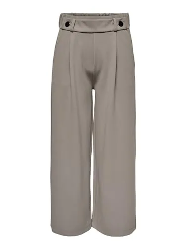 JdY Damen JDYGEGGO New Long Pant JRS NOOS Hose - Damen-Hosen mit seitlichen Eingrifftaschen und abgesteppter Saumkante für einen modischen Look, ideal für den Alltag.