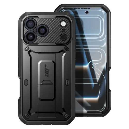 SUPCASE Unicorn Beetle Pro für iPhone 17 Pro - Robuste Outdoor Handyhülle mit militärischer Stoßfestigkeit, integrierter Kamerasteuerung und abnehmbarem 360° Gürtelclip für ultimativen Schutz und Komfort.