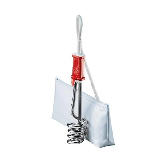 Ehlers RTE 304 Reisetauchsieder, 300 Watt, farbiges Reiseetui, Kabellänge 80 cm (Farbe zufällig, 1 Stück)