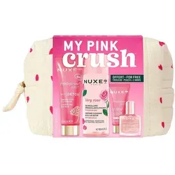 Nuxe Kennenlern-Set My Pink Crush - Arzneimittel: Verwöhnen Sie Ihre Haut mit 100% PINK Kult-Pflegeprodukten, die für strahlenden Teint und seidenweiche Haut sorgen – ideal für jeden Hauttyp!
