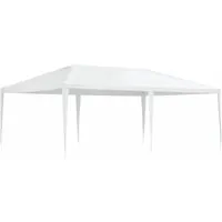 vidaXL UV-beständiges Partyzelt 4x6m - Wasserbeständiges Pavillon für Gartenpartys, aus strapazierfähigem PE und Eisen für Stabilität und Langlebigkeit. Ideal für unvergessliche Zusammenkünfte im Freien.