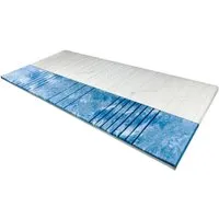 AM Qualitätsmatratzen 7-Zonen Deluxe Gelschaum-Topper 80x200 cm - Topper für erholsamen Schlaf mit 7 Komfortzonen, atmungsaktivem Gelschaum und idealer Druckentlastung. Hochwertiger Bezug mit Feuchtigkeitsregulierung für ein angenehmes Schlafklima.