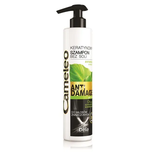 Cameleo Anti Damage szampon keratynowy bez soli do włosów zniszczo 5901350442692