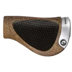 ERGON Fahrradgriffe GP1 Bio Kork (Small Gripshift®) - Fahrradgriffe aus umweltfreundlichem Bio Kork, bieten optimalen Komfort und Grip für jedes Abenteuer auf zwei Rädern.