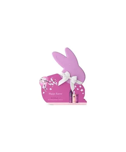 Rituals - Oster-Geschenkset Körper & Bad - Kirschblüte & Yozakura - Verschenke zu Ostern ein einzigartiges Wellness-Erlebnis! Das limitierte Hasen-Osterei enthält edlen Duschschaum, glitzernden Body Mist und feuchtigkeitsspendenden Handbalsam für erholsame Momente.