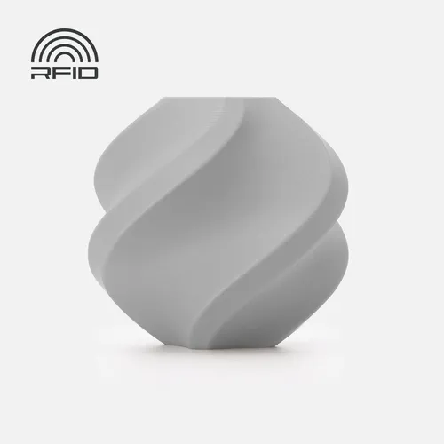 Bambu Lab Filament PLA Tough+ Gray 1kg - Hochwertiges 3D-Druckmaterial - 3D Filament aus robustem PLA, ideal für langlebige Drucke mit exzellenter Detailgenauigkeit und einfacher Verarbeitung.