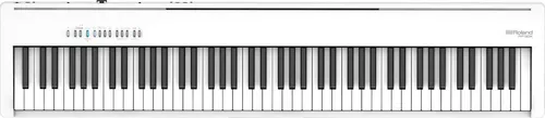 Roland FP-30X Weiß E-Piano - Portable E-Piano mit erstklassigem Klang und verbesserter Tastatur für Musiker unterwegs.