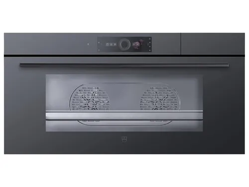 V-ZUG Excellence Line CombiSteamer V6000 45L - Dampfbackofen Spiegelglas Schwarz - Backofen mit 10 Jahren Herstellergarantie, 21 Funktionen und Electronic Steam System für perfekte Garergebnisse.