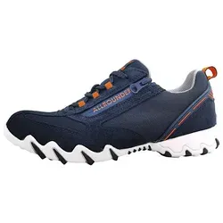 Allrounder by Mephisto Namour 08 Damenschuhe Sneaker low Blau - Sneaker aus hochwertigem Nubukleder, mit ALLRO-TEX Technologie für optimalen Feuchtigkeitsschutz und seitlichem Reißverschluss für einfaches Anziehen.