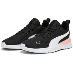 PUMA Unisex Anzarun Lite Sneaker, Black White Peach Smoothie, 42.5 EU - Herren-Sneaker mit SoftFoam+ Innensohle für optimalen Komfort, ideal für den Alltag und sportliche Aktivitäten.