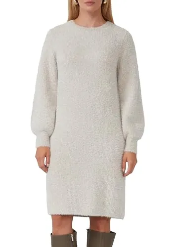s.Oliver BLACK LABEL Strickkleid für Damen in Beige, Gr. 44 - Stylisches Strickkleid von s.Oliver BLACK LABEL, ideal für feminine Outfits. Bequem und warm, mit Rippbündchen und regulärer Passform für hohen Tragekomfort.