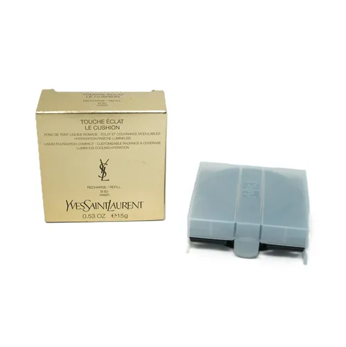 Yves Saint Laurent Touche Eclat Le Cushion Foundation Refill B60 Amber - Make-up Foundation Refill in Farbton B60 Amber, bietet einen strahlenden Teint und ist ideal für eine schnelle Auffrischung unterwegs.