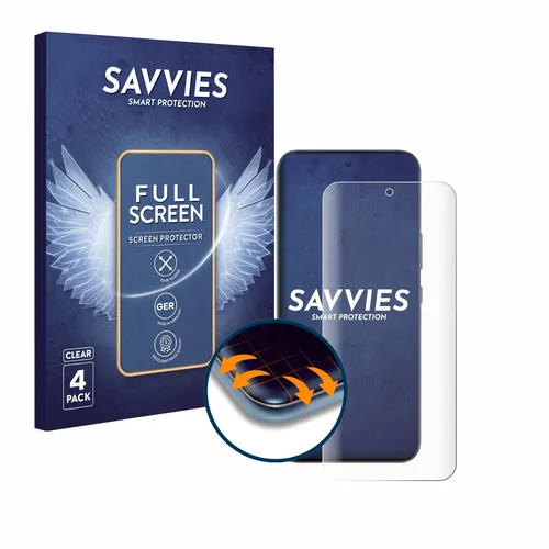 4x Full-Screen Schutz Folie für Infinix GT 30 Pro 3D Curved Edge Display
