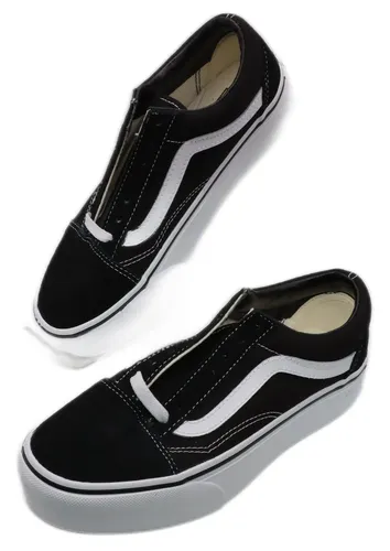 Vans Old Skool Platform Plateausneaker - Sneaker aus textilem Canvas-Material, ideal für Skateboarding und mit sportlichem Stil, perfekt für einen trendigen Look.