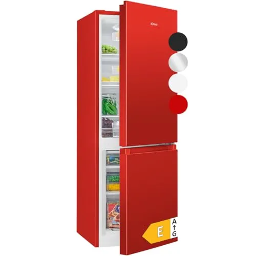 Bomann KG 320.2 rot Kühlschrank - Kompakter Kühlschrank in leuchtendem Rot, ideal für kleine Küchen oder als stylisches Möbelstück. Energieeffizient und mit viel Stauraum.
