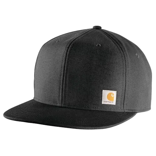 Carhartt Firm Duck Flat Brim Cap - Hochwertige Baseball Cap für Herren mit Carhartt Force - FastDry Technologie, die schnell trocknet und antimikrobielle Eigenschaften bietet. Ideal für aktive Männer, die Stil und Funktionalität schätzen.