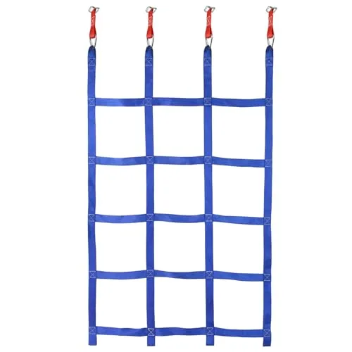 ALPIDEX Ninja Line Kinder Slackline Set mit Turnringen und Kletterleiter - Gestalten Sie mit der Ninja-Line einen aufregenden Spiel- und Kletterparcours für Ihre Kinder! Flexibel anpassbare Hindernisse fördern die motorischen Fähigkeiten und garantieren Spaß im Freien.