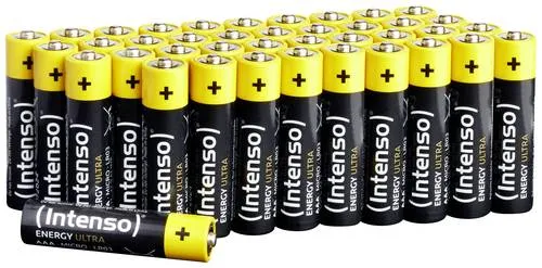 Intenso AAA LR03 Alkaline-Batterien (40er Pack) - Zuverlässige Energie für alle Geräte, ideal für Fernbedienungen, Spielzeug und mehr!