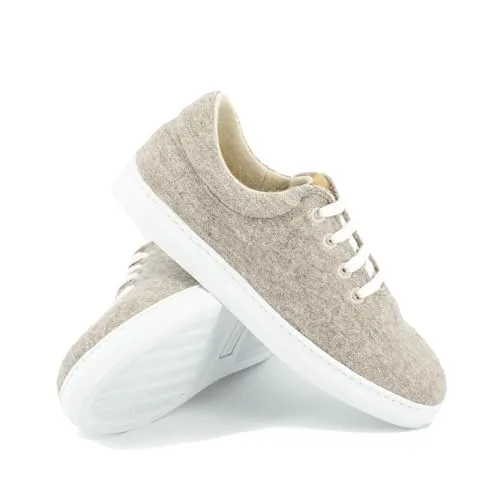 Gottstein Wool Walker 101 - Woll Sneaker für Damen & Herren - Bequeme Woll-Sneaker aus 100% Schurwolle, maschinenwaschbar und mit rutschfester Sohle. Ideal für ein angenehmes Tragegefühl und ganzjährig einsetzbar. Hergestellt in Österreich.
