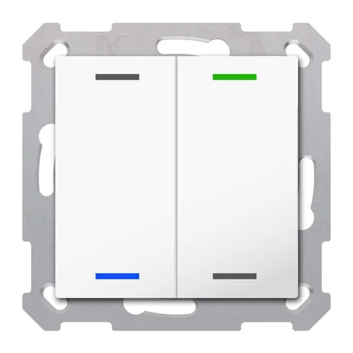 MDT technologies KNX RF+ Taster Light 55 RF-TAL55T202.01S