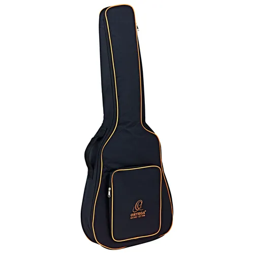 Ortega OGBSTD-12 Classic Gigbag 1/2 Gitarrentasche - Klassische Gitarren Tasche mit 10mm Polsterung und robusten Reißverschlüssen. Ideal für sicheren Transport zur Musikschule oder Proben, mit großem Zubehörfach für Noten und Stimmgerät.