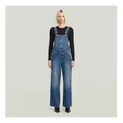 G-STAR Latzhose Straight Leg Dungaree mit Knöpfen - Jumpsuit aus 100% Baumwolle, mit verstellbaren Trägern und seitlichen Knöpfen für einen individuellen Look und hohen Tragekomfort.