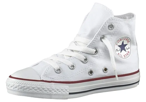 Converse Youth 3J253C YTHS CT CORE HI - Weiße Sneakers für Mädchen - Sneaker für Mädchen, atmungsaktiv und ideal für Freizeitaktivitäten. Der Mid Top Stil bietet zusätzlichen Halt und Komfort.