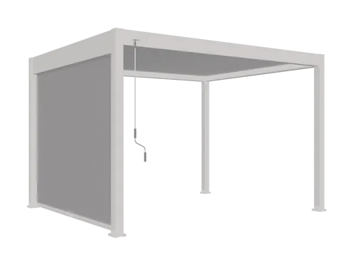 Pergoline Sonnenrollo Trumpf + Superior (Anthrazit, 3,6 m) - Stufenlos einstellbares Sonnenrollo für Pavillons der Trumpf und Superior-Serie. Bietet effektiven Blendschutz und Sichtschutz für mehr Komfort im Freien.