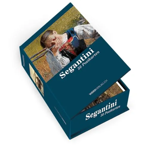 Postkartenbox Giovanni Segantini: 50 Postkarten - Kunst Postkartenbox mit 50 einzigartigen Motiven, ideal für Kunstliebhaber und als besondere Geschenkidee.
