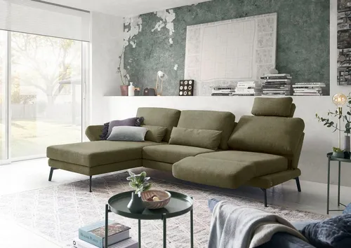 3C Candy Ecksofa Kairo modernes Multifunktions-Sofa, bequem, L-Form, inklusive Drehsitz, Armlehnen- und Rückenverstellung, OTTOs Choice