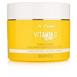 M. Asam Vitamin C Glam Körpercreme 300ml - Feuchtigkeit & Pflege - Verschiedene Badeprodukte, verwöhnt die Haut mit Mango Butter und Vitamin C für ein strahlendes Hautbild.