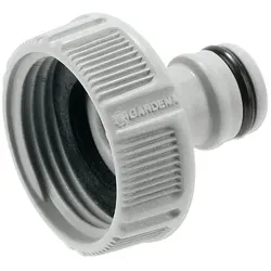 GARDENA Schlauchstück Hahnstück Wasserstop Reparator Y-Stück 1/2 und 3/4 Zoll - Praktisches Hahnstück mit Wasserstop-Funktion für einfachen Anschluss. Ideal für Gartenschlauchzubehör, robust und benutzerfreundlich.