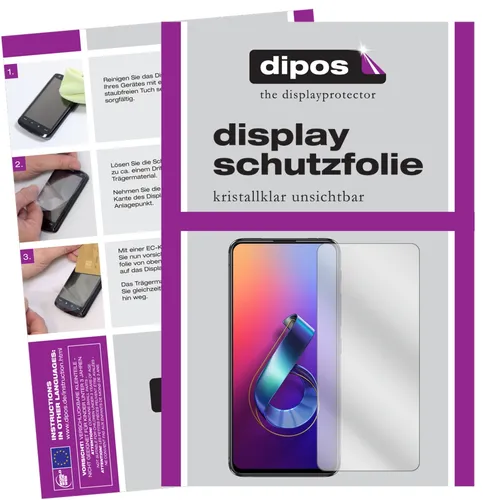 2+2x Schutzfolie für Asus Zenfone 6 (ZS630KL) klar Displayschutzfolie Display