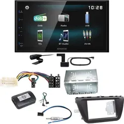 Kenwood DMX-125DAB Einbauset für Suzuki SX4 S-Cross mit Bluetooth und DAB+ - Komplettes Einbauset für Suzuki SX4 S-Cross ab 10/2013. Inklusive Kenwood DMX-125DAB, DAB-Antenne und Adapter. Unterstützt Lenkradfernbedienung und PDC-Signal. Alles für den einfachen Einbau dabei!