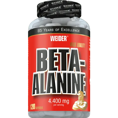 Weider Beta-Alanine 120 Kapseln - Protein Shakes & Muskelaufbau, hochwertige Aminosäure für optimale Fitnessleistung, ideal für Sportler zur Steigerung der Ausdauer.