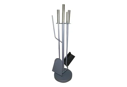 HTI-Living Dekoobjekt Kamingarnitur 5-teilig Adrik (1x Schürhaken, 1x Schaufel, 1x Besen, 1x Zange und 1x Halter)